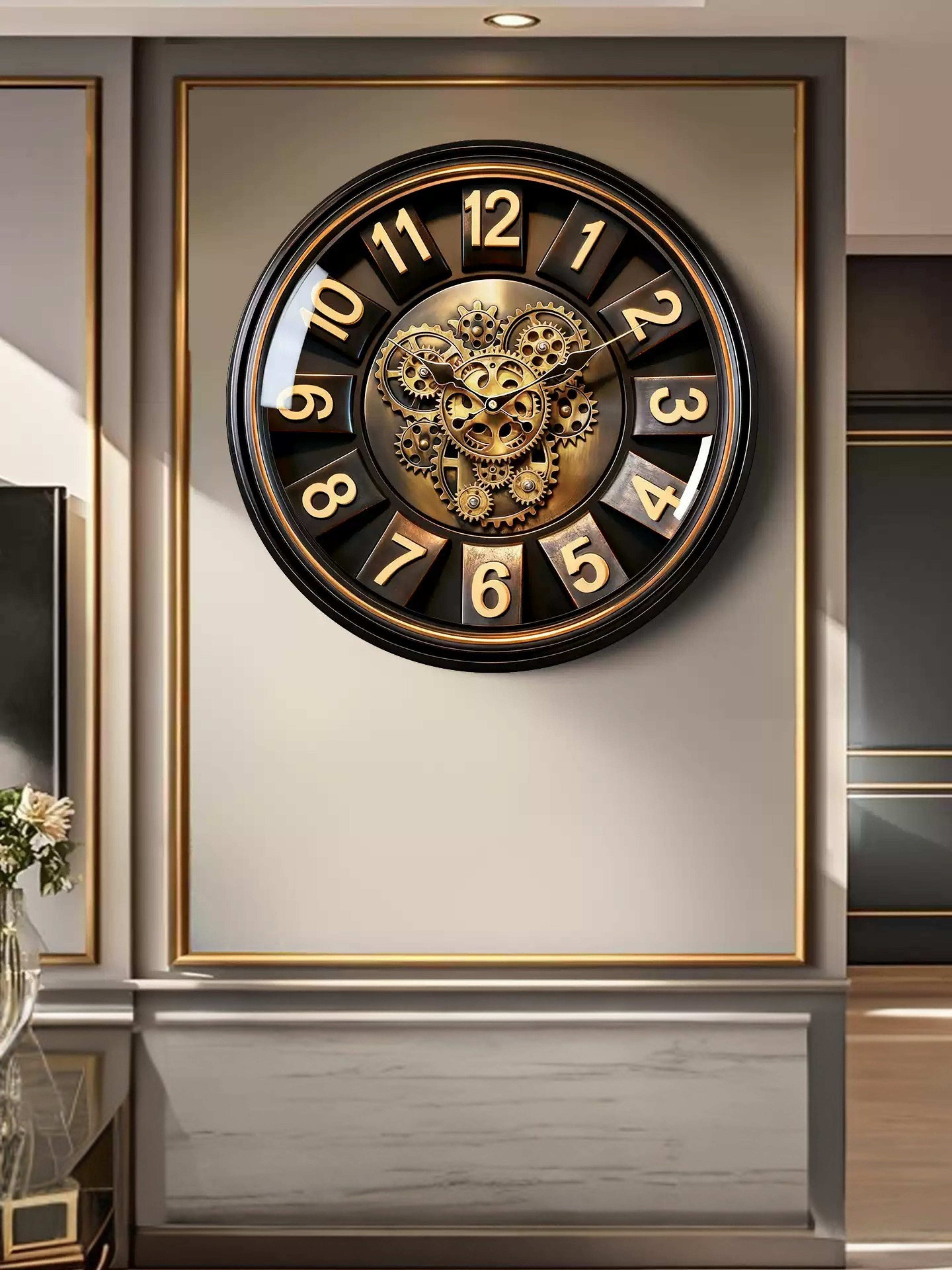 Hybriss Retro Wanduhr